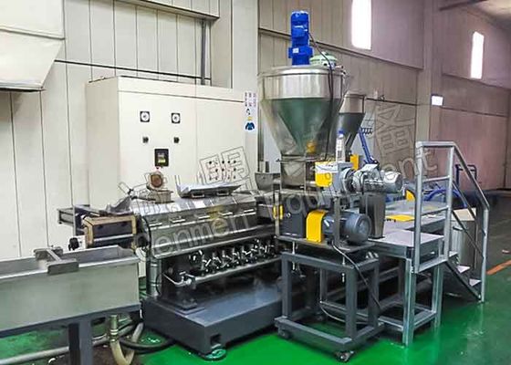 Modifikasi Ketangguhan Kembar Sekrup Rubber Extruder 380V 50HZ 3 Phase